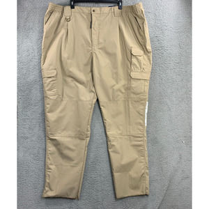 Propper Tactical Pants Mens 56 x37 Khaki Ripstop Cargo Pockets Elastic Waist NEW